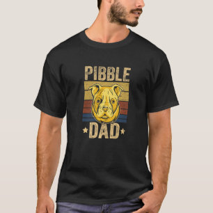 T-shirt Retro Pibble Papa Premium