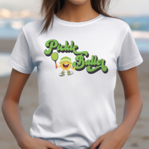 T-shirt Retro Pickleballer Funny pickleball