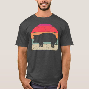 T-shirt Retro Pig Vintage Pig Animal Farm Family Farmer 80