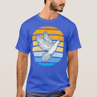 T-shirt Retro Pigeon