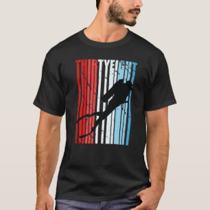 T-shirt Retro Plongée sous-marine 38e anniversaire Deep Se