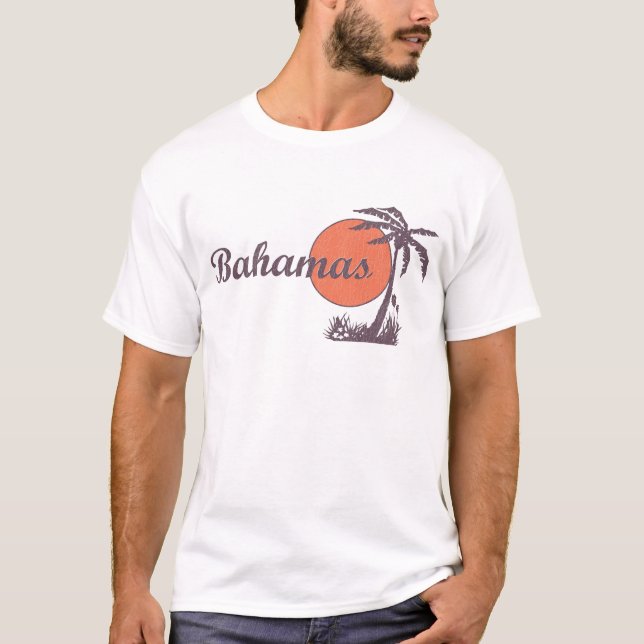 T-shirt Rétro porté par Bahama (Devant)
