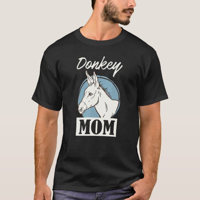T-shirt rétro poulet maman ânesse (Devant)