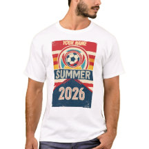 T-shirt rétro pour fan de football personnalisé ét