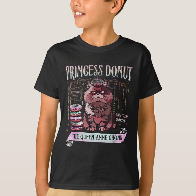 T-shirt Retro Princess Donut Dungeon Crawler Carl Book Lov (Devant)