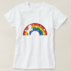T-shirt rétro Rainbow Unicorn
