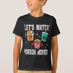 T-shirt Retro Regardons Les Films D'Horreur Coûts D'Hallow