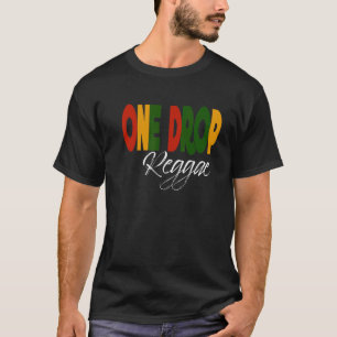 T-shirt Retro Reggae Music One Drop Jamaica Roots & Cultur