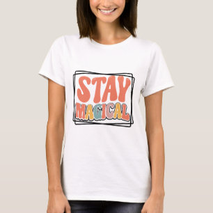 T-shirt Retro Rester magique