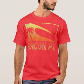 T-shirt Retro Rincon Porto Rico Surf Design T 2