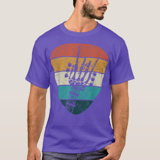 T-shirt Retro Rock & Roll Squelette main guitare électriqu