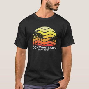 T-shirt Retro Rockaway Beach Surf Plage de Palm Vintage Ve