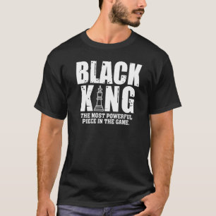 T-shirt Rétro roi noir Histoire Fierté afro-américaine Mel