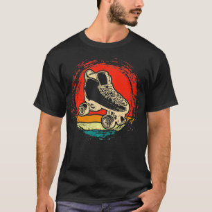 T-shirt Retro Roller Patinage Vêtements Vintage Roller Sk