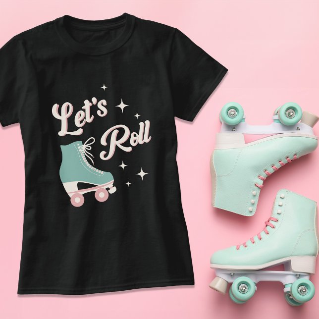 T-shirt Retro Roller Sking fête d'anniversaire (Créateur téléchargé)