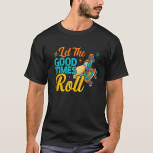 T-shirt Retro Rollerskates 80's Derby Roller Skating pour 