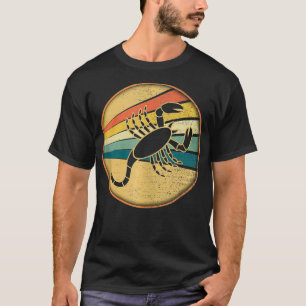 T-shirt Retro Scorpio Cadeau Scorpion Vintage