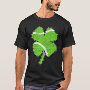 T-shirt Retro Shamrock Tennis Sport St. Patrick's Day Coût