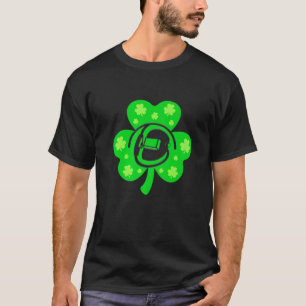 T-shirt Retro Shamrock Welder St.Patrick Day Costume irlan