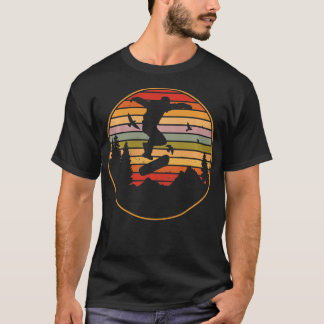 T-shirt Retro Skateboard Hobby pour Skateboarders