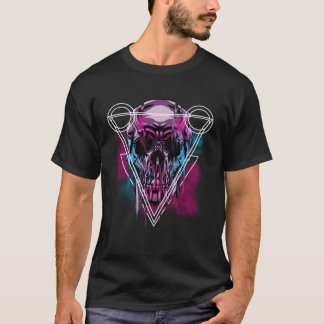 T-shirt Retro Skull Horror Vintage Dead Bone Perfect Trend
