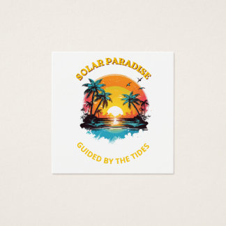T-Shirt Retro Solar Paradise Guided by the Tides