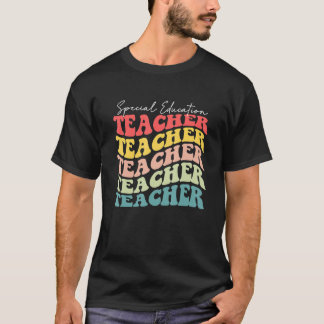 T-shirt Retro Special Education Teacher Appreciation Back 