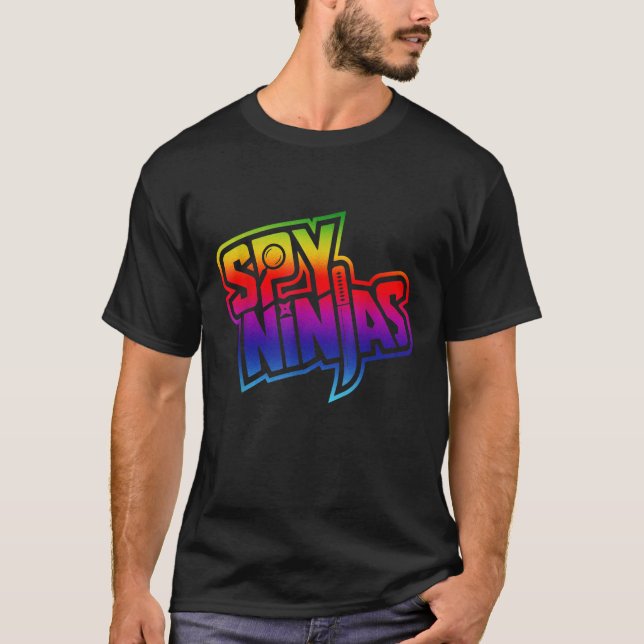 T-shirt Retro Spy-Ninja Classic Arts Rainbows Essential Vi (Devant)
