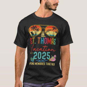 T-shirt Retro St. Thomas Vacation 2025 Souvenirs correspon