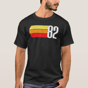T-shirt Retro Stripes 82 Pour 40e Anniversaire En 2022 Né 