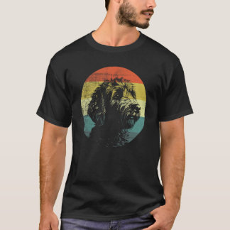 T-shirt Retro Style Goldendoodle Dog