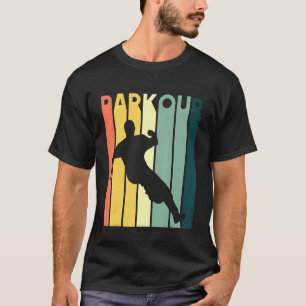 T-shirt Retro Style Parkour Vintage Urban Free Running