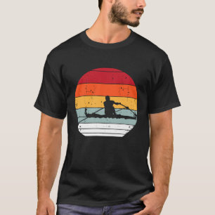 T-shirt Retro Style Rowing Funny Rower Boot Team Cadeau M