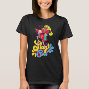 T-shirt Retro Summer Popsicle Stay Cool Ice Cream Citation