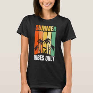 T-shirt Retro Summer Vibes Vintage Rays Beachy Vibes