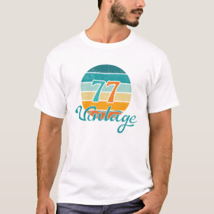 T-shirt Retro Sunset 77 Vintage en détresse