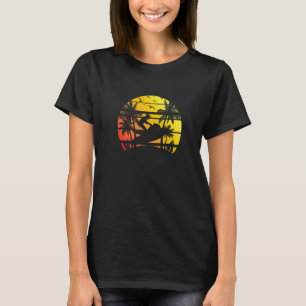 T-shirt Retro Sunset Jet Ski Water Sports Jet Skiing
