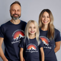 Retro Sunset Personnalisé Famille Vacances Groupe