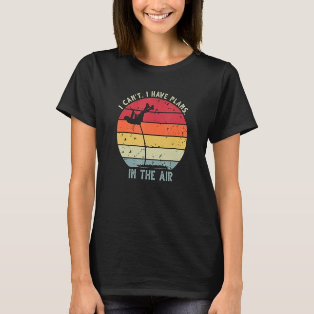 T-shirt Retro Sunset Pole Vault 7 (Devant)