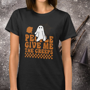 T-shirt Retro Super Halloween Les Gens Me Donnent Des Cree