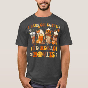 T-shirt Retro Super Horreur Automne Film Café Hippie Hallo