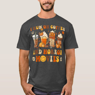 T-shirt Retro Super Horreur Automne Film Café Hippie Hallo