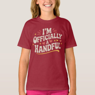 T-shirt Retro Super Je suis officiellement une poignée enf