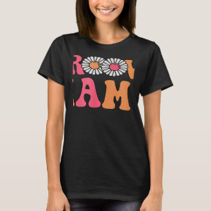 T-shirt Retro Super Mama Matching Famille 1er Anniversaire