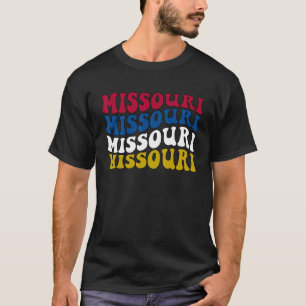 T-shirt Retro Super Missouri State Home Girl I Love Misso