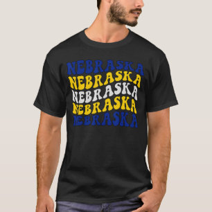 T-shirt Retro Super Nebraska State Home Girl I Love Monta