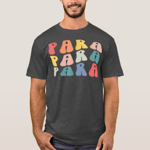 T-shirt Retro Super Paraprofessionnel Étudiant Retour écol