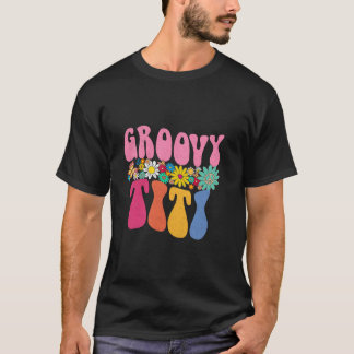 T-shirt Retro Super Titi Daisy Daisy Dons Flower