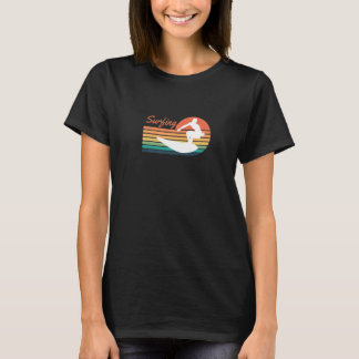 T-shirt Retro Surfing Surfer Premium