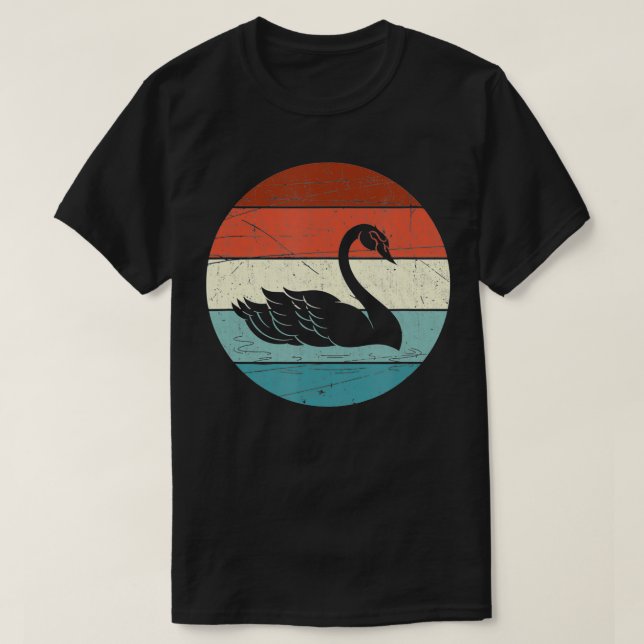 T-shirt Retro Swan (Design devant)